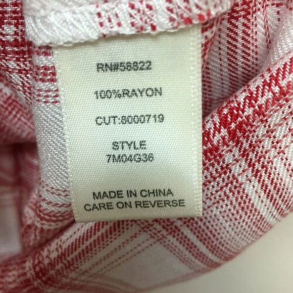 Max Studio‎ London Women's XS Plaid Tunic Tank Top - Picture 7 of 8